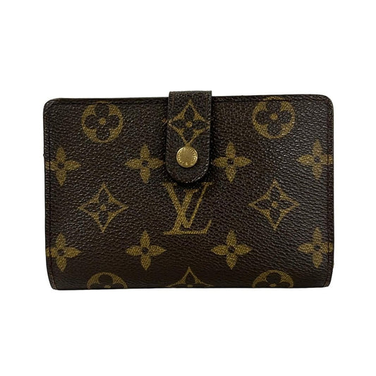 Louis Vuitton Bifold Wallet Monogram Porte Monet Billets Viennois Leather