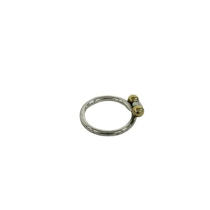Tiffany & Co Love Knot Ring Hook Eye 18k Yellow Gold Silver — view 6