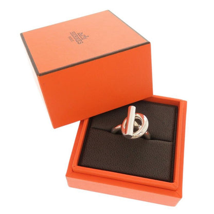 Hermes Echappe Size 56 (#15 Approx) Silver 925 Ring 1881 Hermes