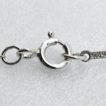 Tiffany & Co Double Rubbing Heart Paloma Picasso 925 Silver Ladies 4.4g Necklace