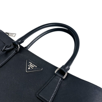Prada 1 Ba274 2-Way Bag Saffiano Tote Black