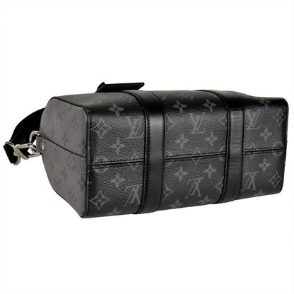 Louis Vuitton City Keepall Shoulder Bag M45936 Black RFID Monogram Eclipse Men's