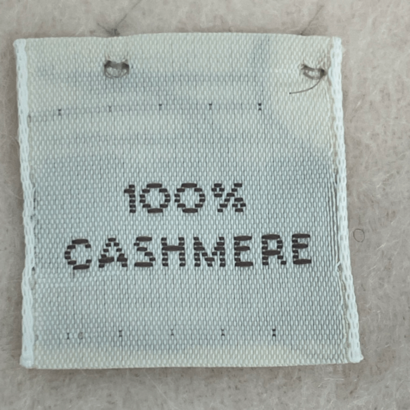 Fendi Scarf Embroidery Logo Cashmere Fur Fringe Pink