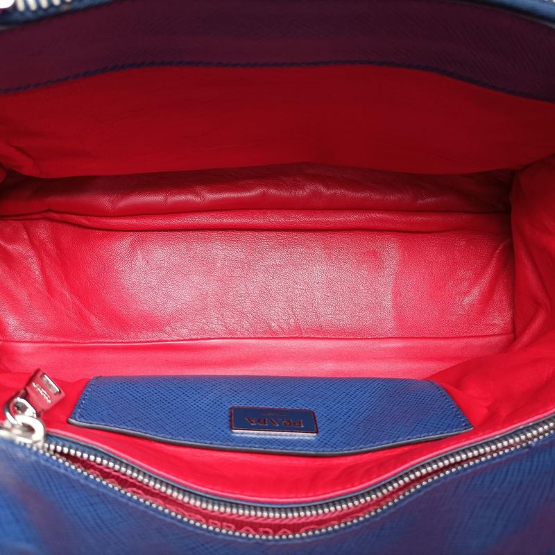 Pradadouble Navy Leather 1bg7757/b