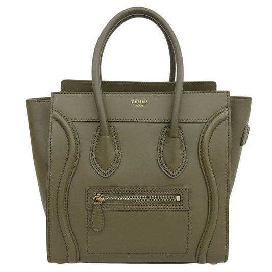 Celine Luggage Micro Shopper Handbag