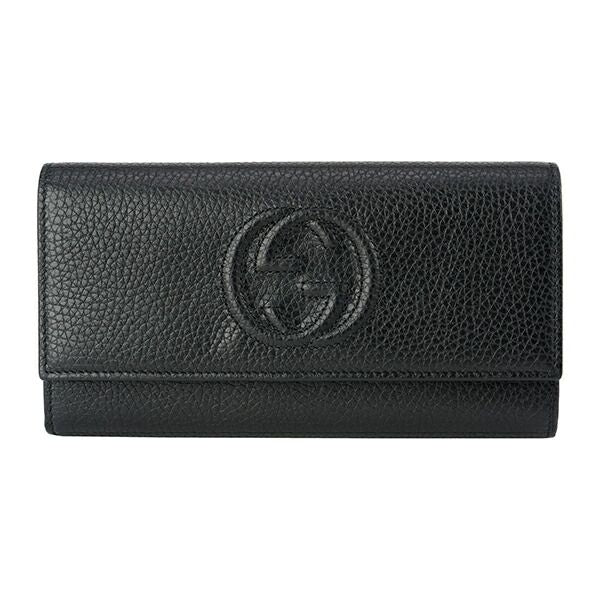 Gucci Long Wallet Soho Black