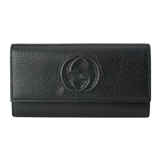 Gucci Long Wallet Soho Black