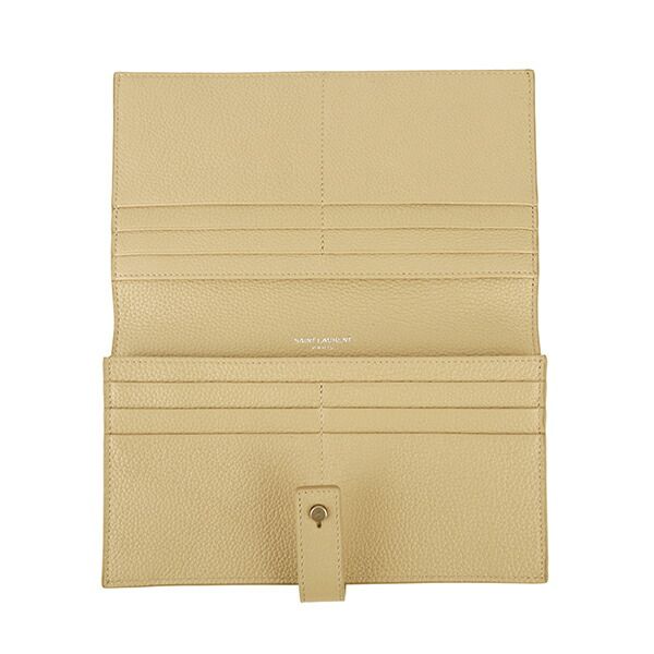 Saint Laurent Long Wallet Long Wallet Nude Powder