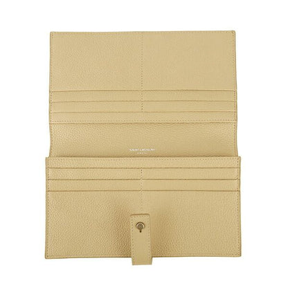 Saint Laurent Long Wallet Long Wallet Nude Powder