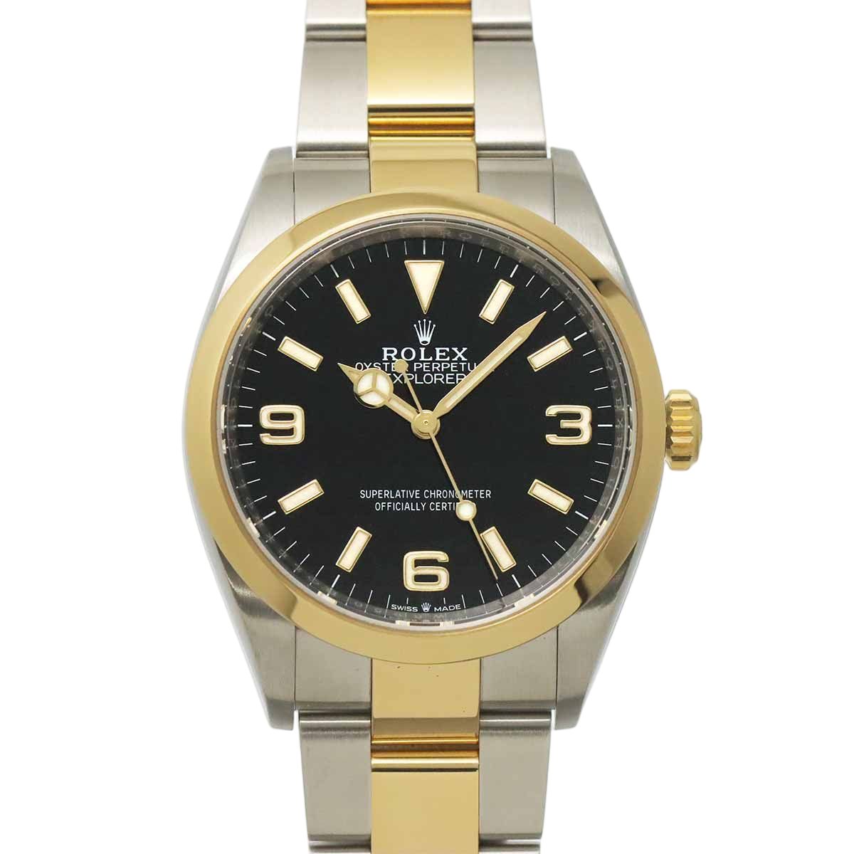 Rolex Roulette Watch 18k Yellow Gold Automatic Winding Explorer