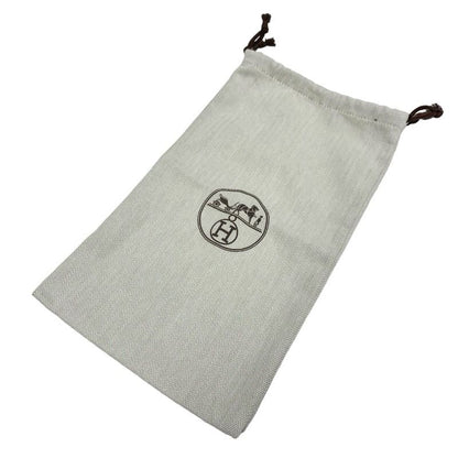 Hermes Paris Loafers Shoes Leather Black Silver Moccasins Flat Shoes Hhardware