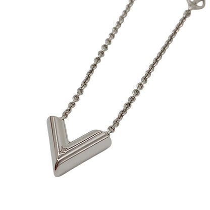 1605 Louis Vuitton Escential V Silver Necklace M63197 Louis Vuitton