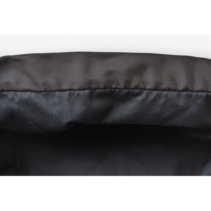 Prada Hat Beret Re-Nylon Triangle Logo Black — view 9