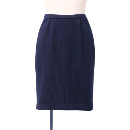 Chanel Vintage Skirt Setup Size 38 Knit Cardigan Knit Tight Skirt COCO Chanel