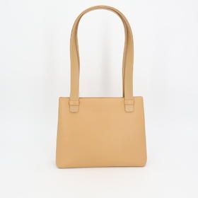 Chanel Logo Tote Shoulder Bag Semi Shoulder Leather