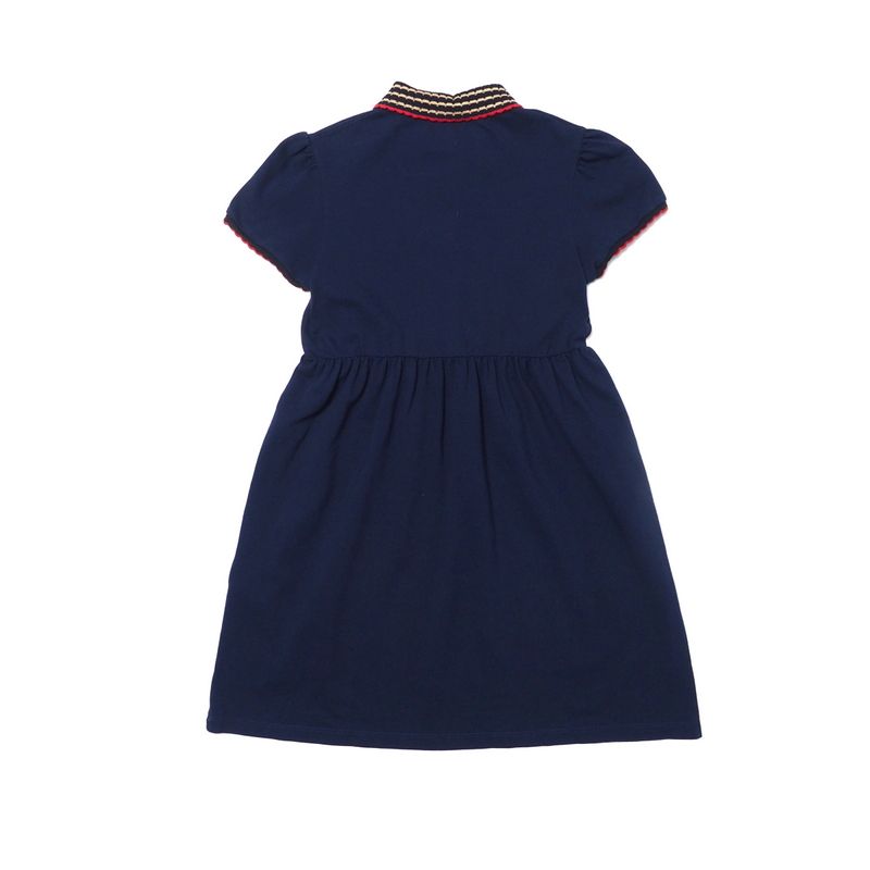 Gucci Dress Size 12 Short Sleeve Polo Dress Logo Button Made In Italy 20240701