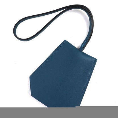 Hermes Leather Year'S Gift Key Crochette Bag Charm Navy — view 3