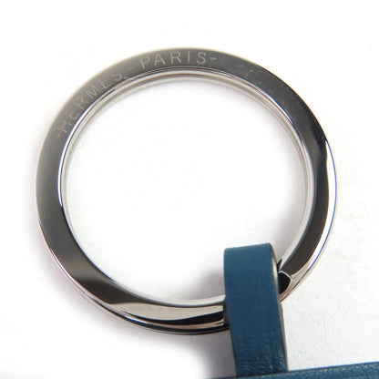 Hermes Leather Year'S Gift Key Crochette Bag Charm Navy — view 5