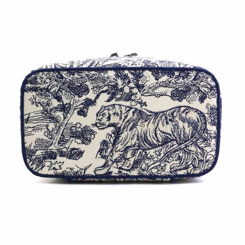Christian DIOR Vanity Bag Handbag Oblique
