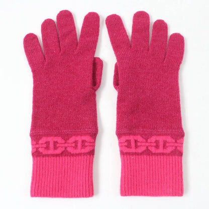 Hermes H232006g Heaven Haven Rose Extrême Cashmere Chaine D'ancre Knitted