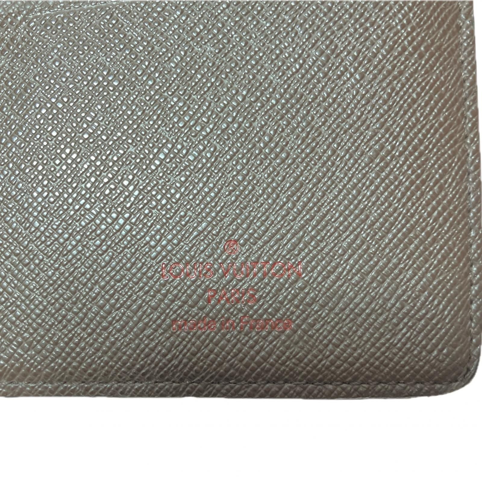 Louis Vuitton Men's Bifold Long Wallet Damier Portefeuille Long Coin Purse
