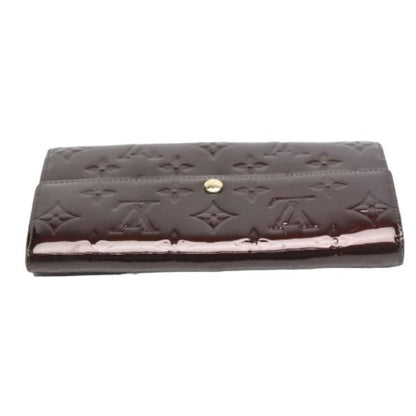 Louis Vuitton M93524 Vernis Long Wallet With Two-fold Zipper Portefeuille Sarah