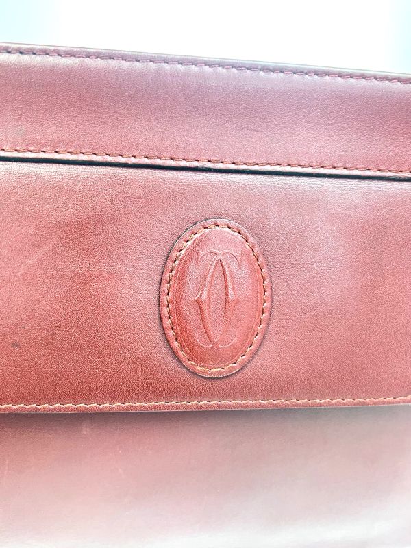 Cartier Clutch Bag Must Line Bordeaux 08bs290