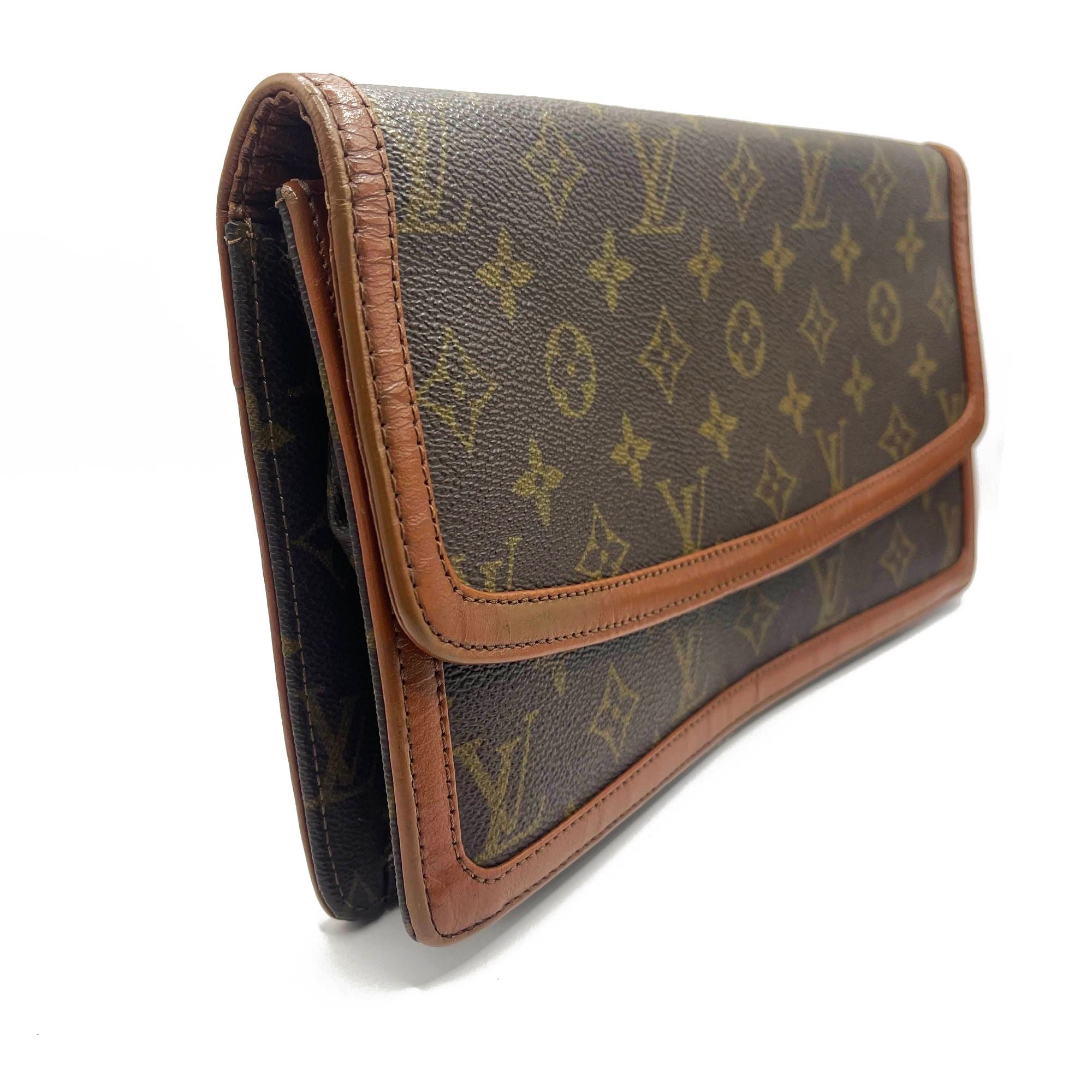 Louis Vuitton Monogram Clutch Pochette Dame GM Purse Vintage 1983