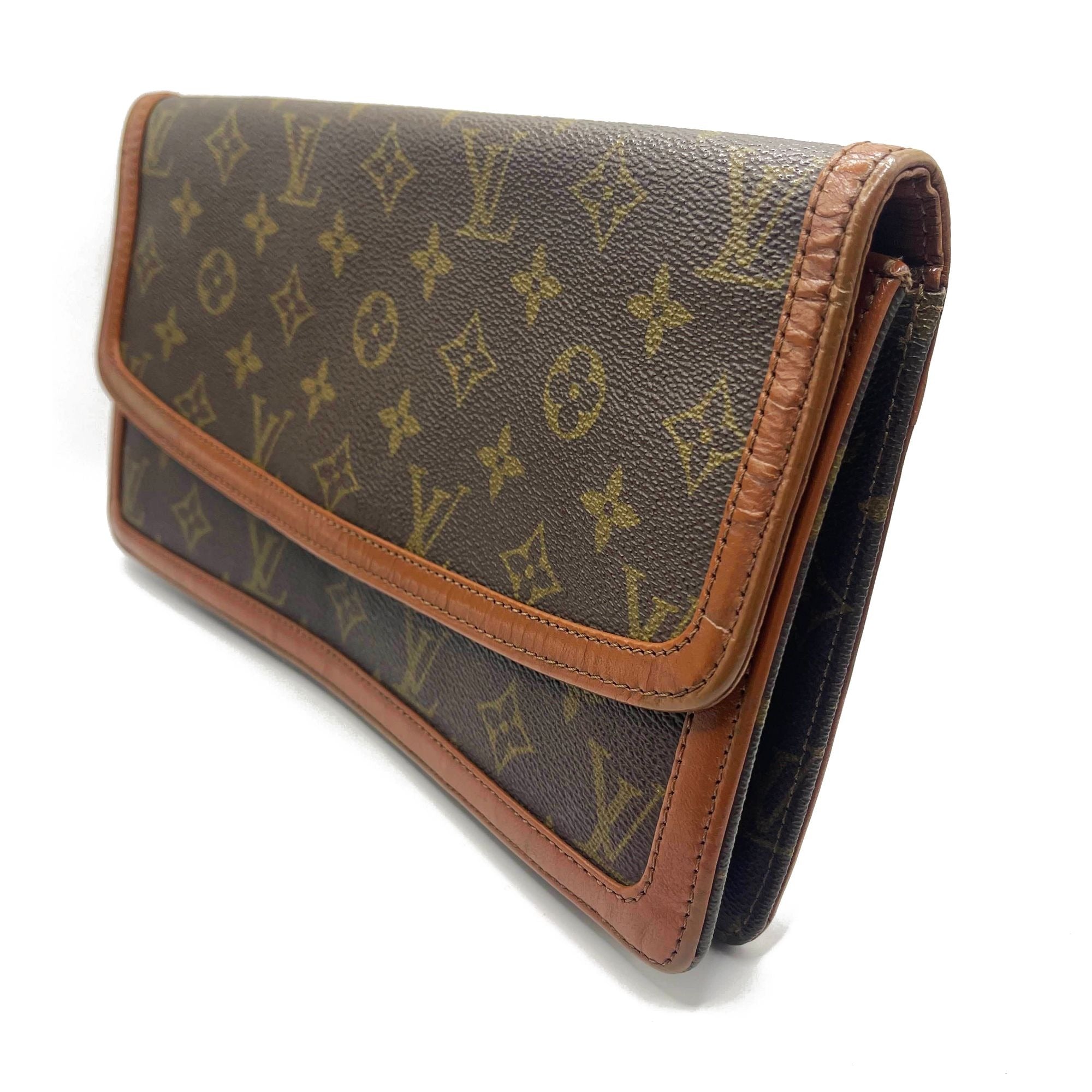 Louis Vuitton Monogram Clutch Pochette Dame GM Purse Vintage 1983