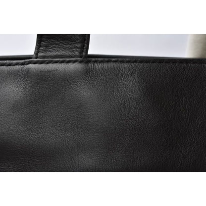 Chanel Tote A4 Lamb Leather Black — view 8