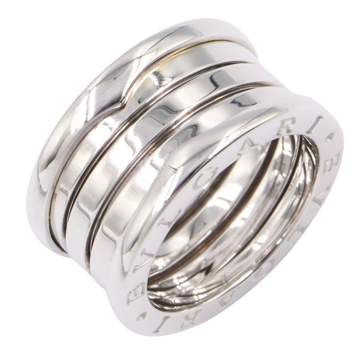 Bvlgari Ring B-zero One Band 18k White Gold
