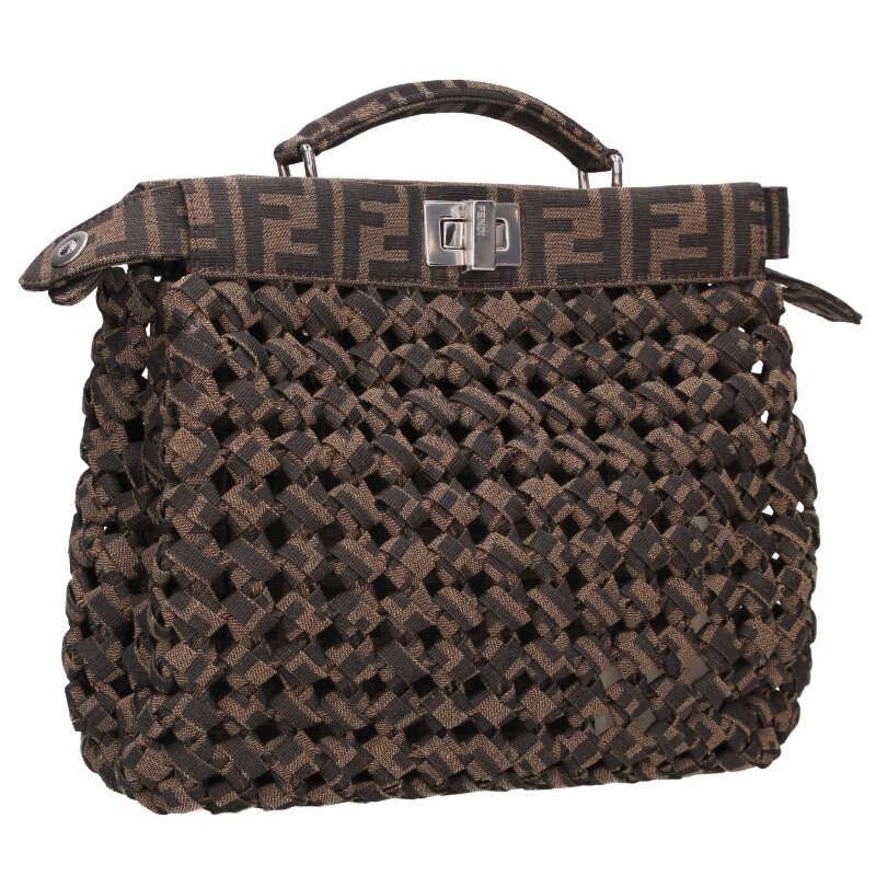 Fendi 7va530 Icy You Mini Zucca Pattern Handbag Men's