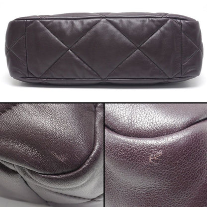 Chanel 19 Dizneuf Chain Tote Bag Dark Brown Matelasse