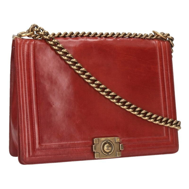 Chanel Beautiful 30 Logo Calfskin Chain Shoulder Bag