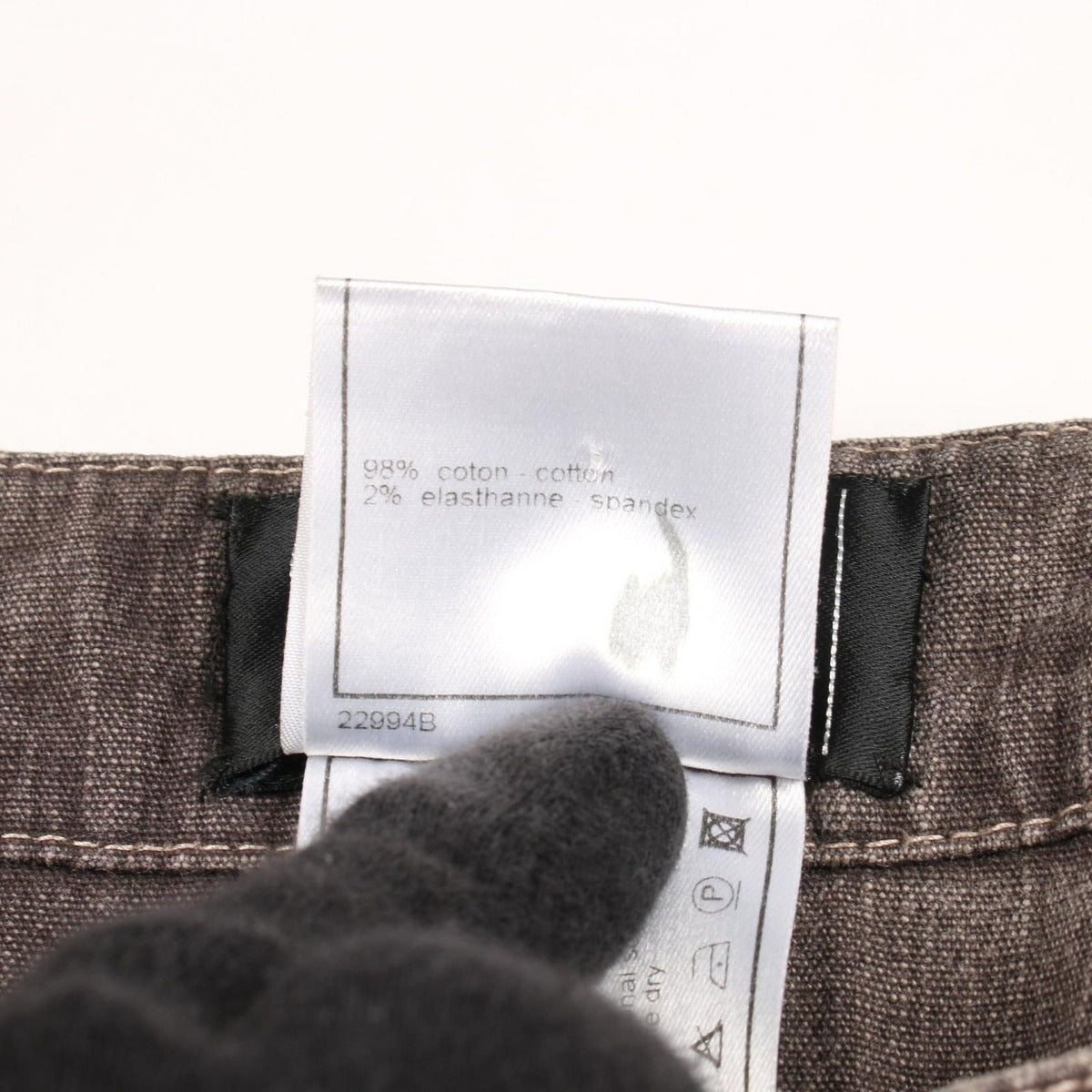 Chanel Denim Pants Cotton — view 4