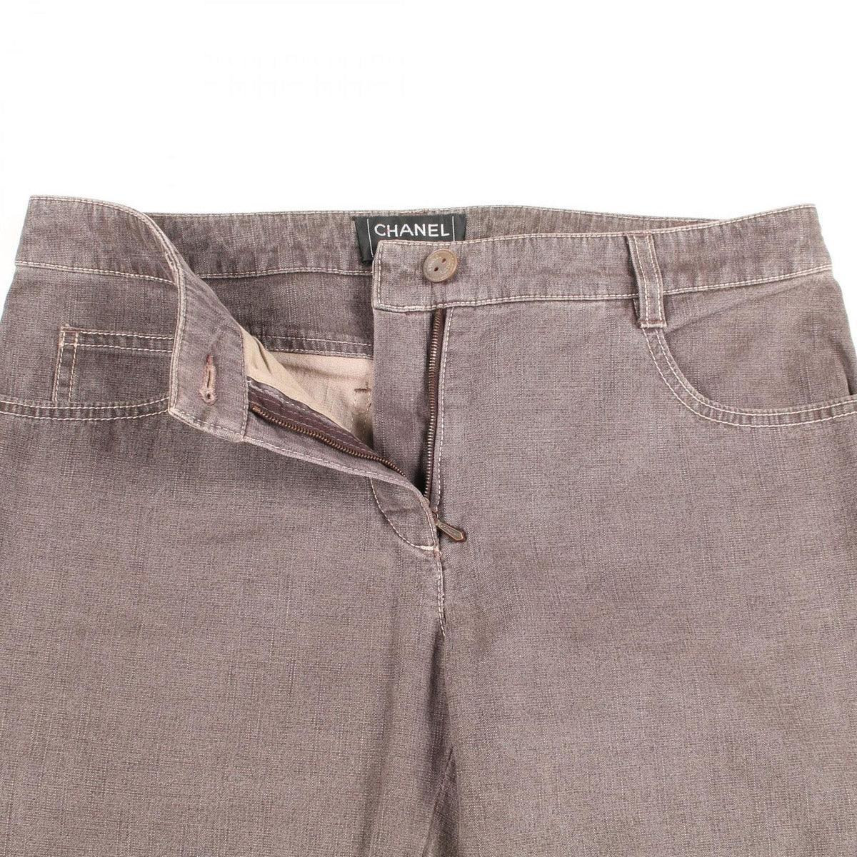 Chanel Denim Pants Cotton — view 6
