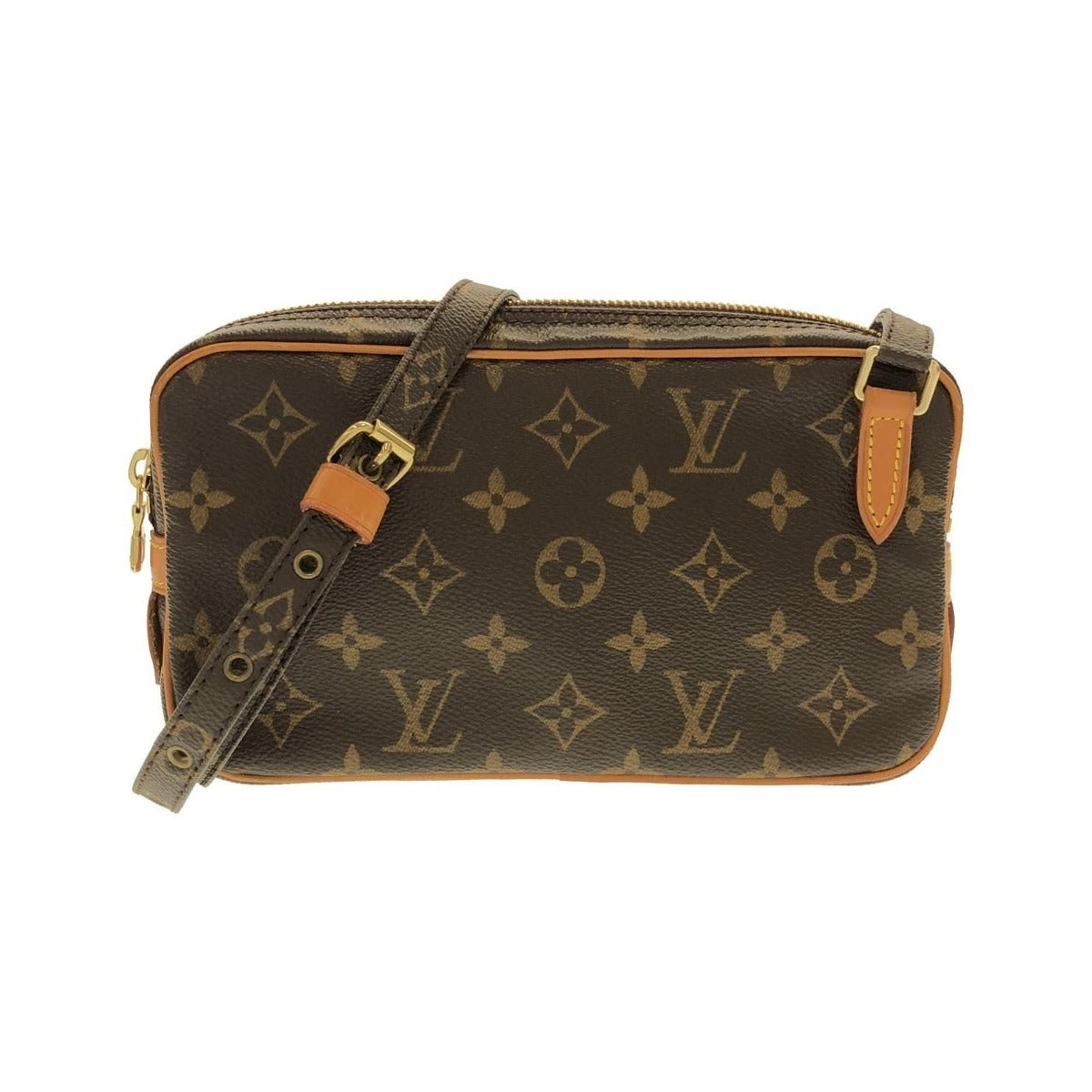 Louis Vuitton Monogram Marly Bandouliere Shoulder Bag Brown Marron