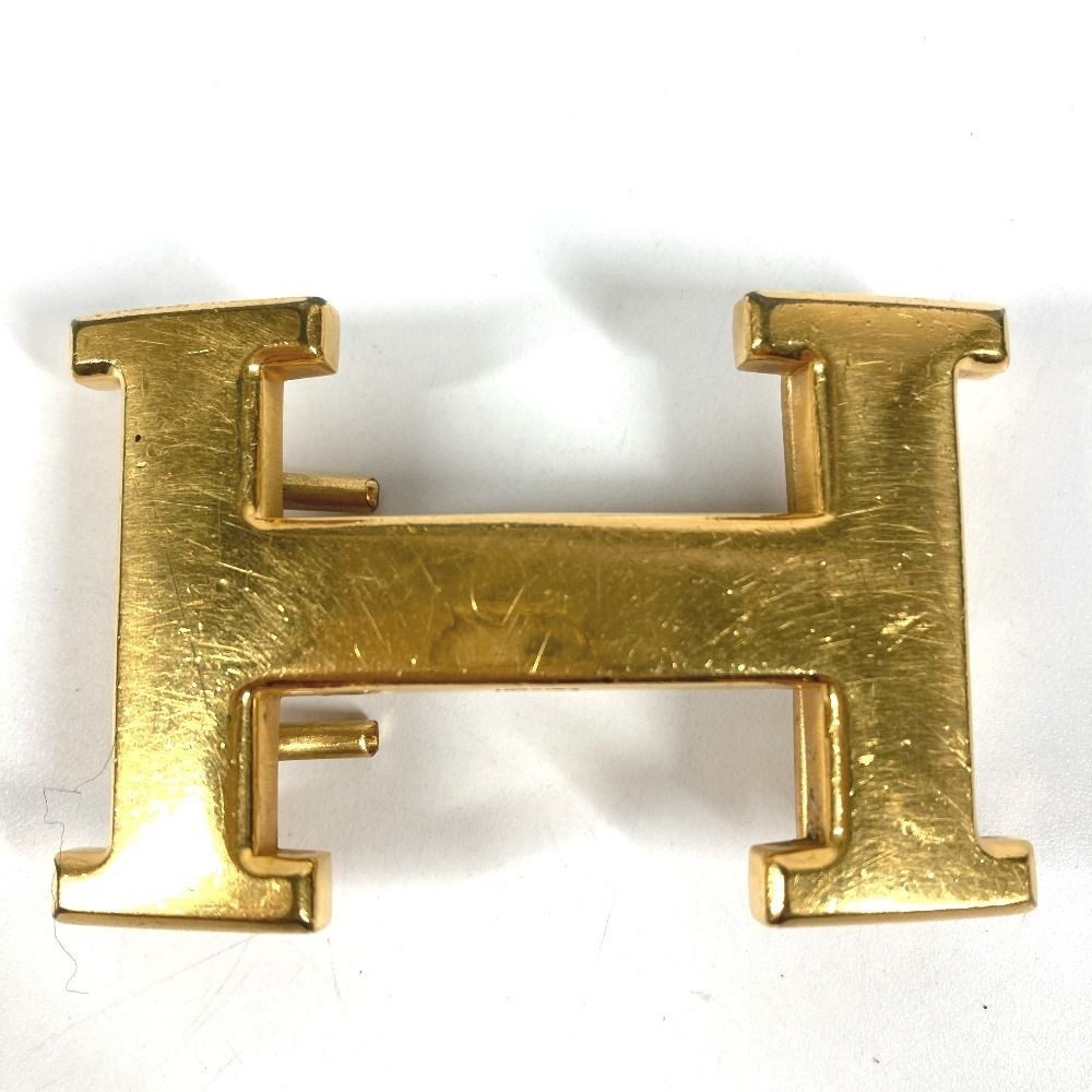 Hermes Buckle Belt Only Metal Gold