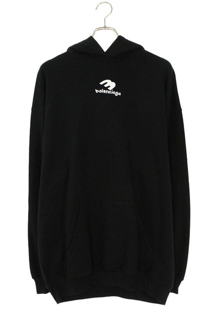 Balenciaga 578135 Tnvh2 3B Logo Embroidered Pullover Hoodie Men's M