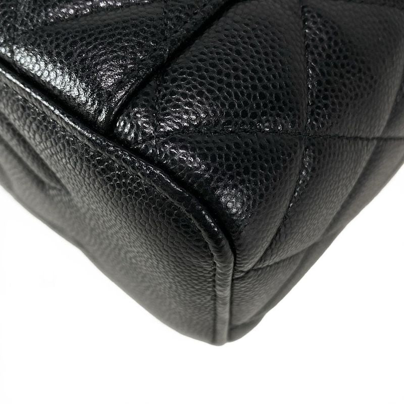 Chanel Vanity Bag Matelasse Ap1341 Black Chain Shoulder/gold Hardware