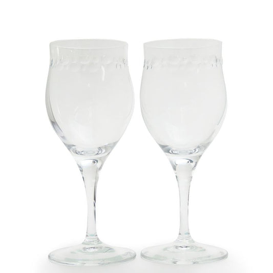 Tiffany & Co Glass Wine Glass Clear Swing Pair Set Ladies Men's Tiffany & Co