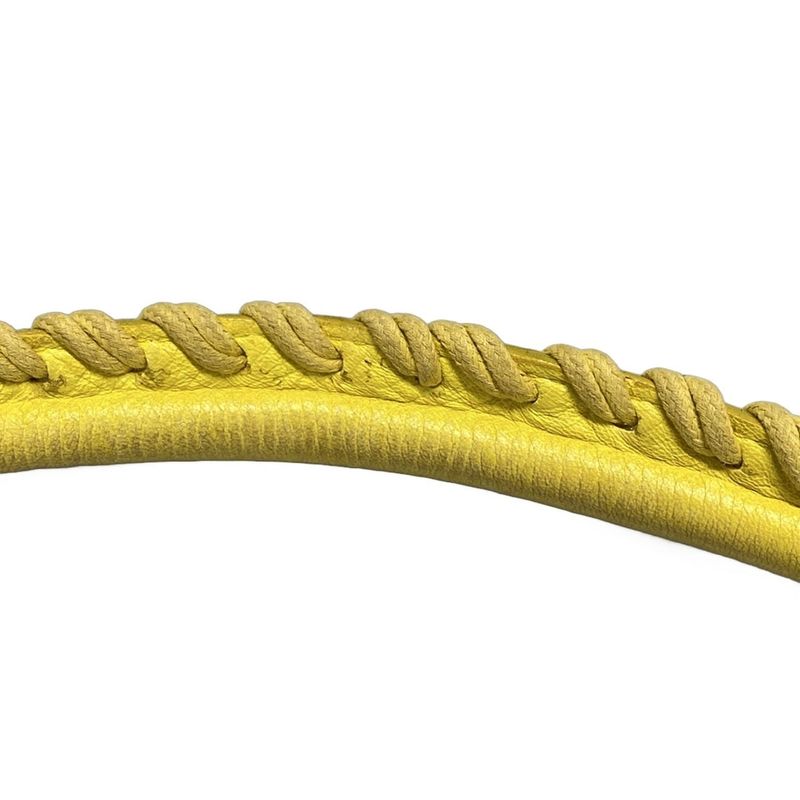 Balenciaga Shoulder Bag Editors Bag Giant Hobo 177288 Yellow Leather