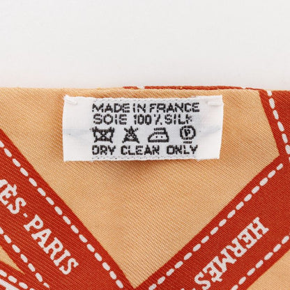 Hermes Twilly Bolduc Ribbon-patterned Silk Women's Scarf