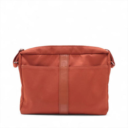 Hermes Acapulco Bassus Twirl Chevron Leather Shoulder Bag Crossbody Messenger