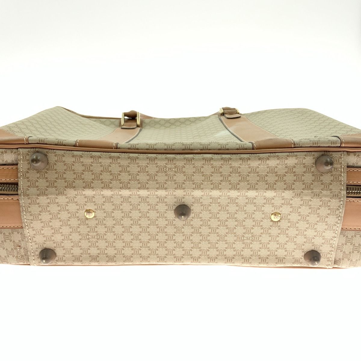 Celine Macadam Travel Bag Suitcase Light Brown Delivery As Is