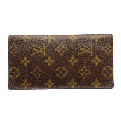 Louis Vuitton Card Holder Cles Monogram Brown Bifold Wallet