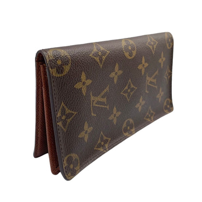 Louis Vuitton Card Holder Cles Monogram Brown Bifold Wallet — view 2