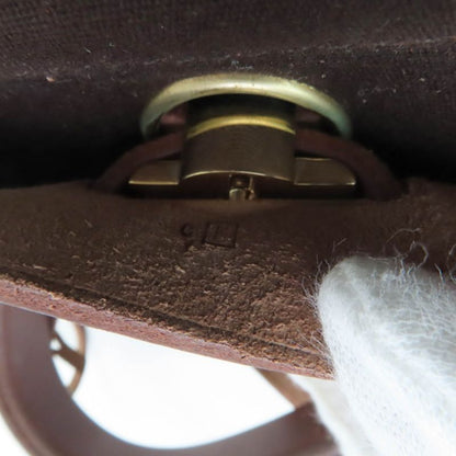 Hermes Yale Bag PM Toile Officier Vibrato Gold Hardware Shoulder Bag Brown