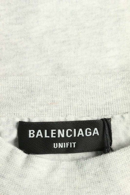 Balenciaga 22SS 704056 Tmva5 Destroyed Repair Process Oversized T-shirt Men 1