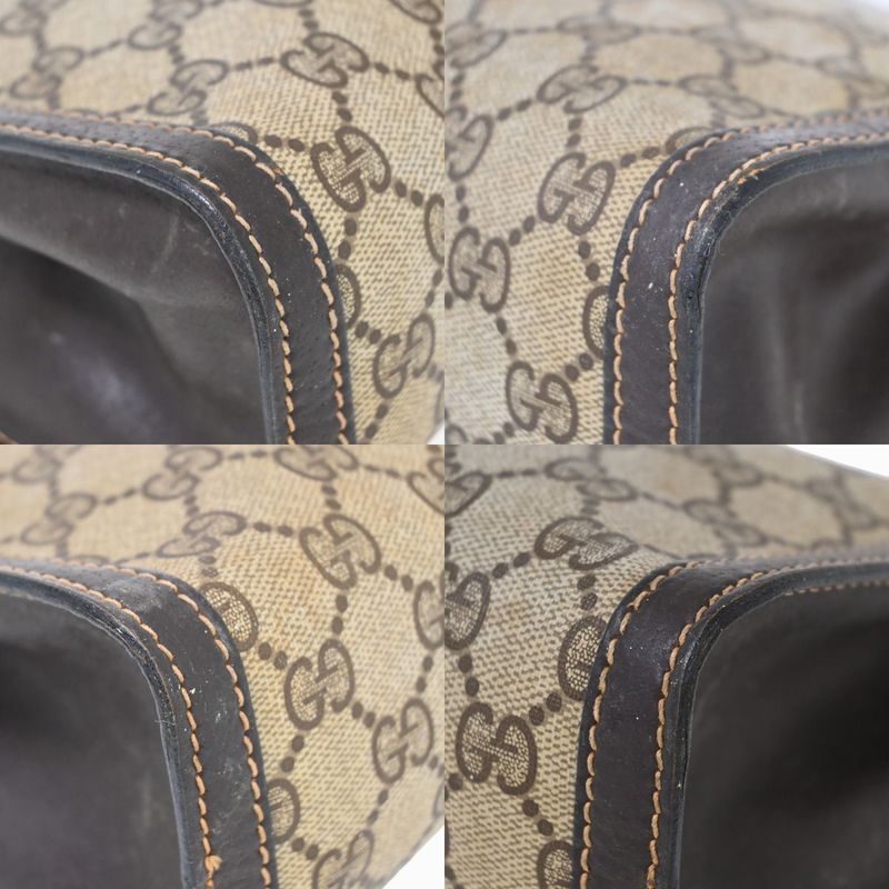 Gucci Old Gucci Second Bag GG Clutch Bag Sherry Brown 02bs099